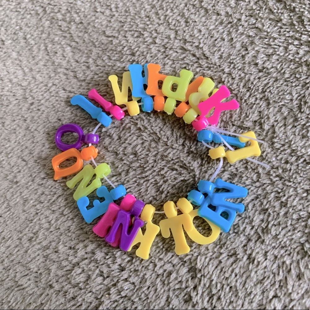 Rainbow Learning Abc’s Braclet